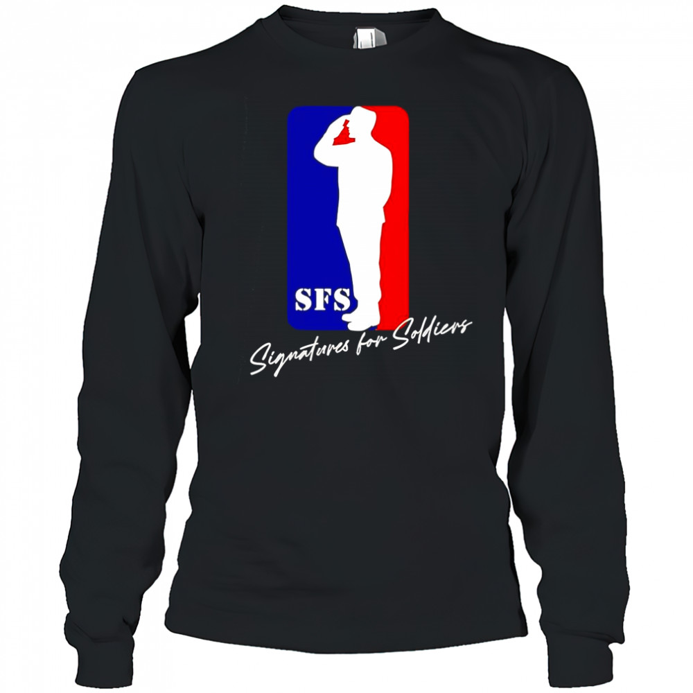 Signatures For Soldiers Baseline Logo T-Shirt Long Sleeved