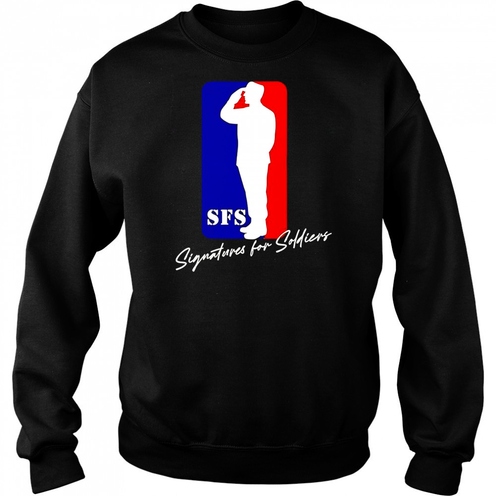 Signatures For Soldiers Baseline Logo T-Shirt Hoodie