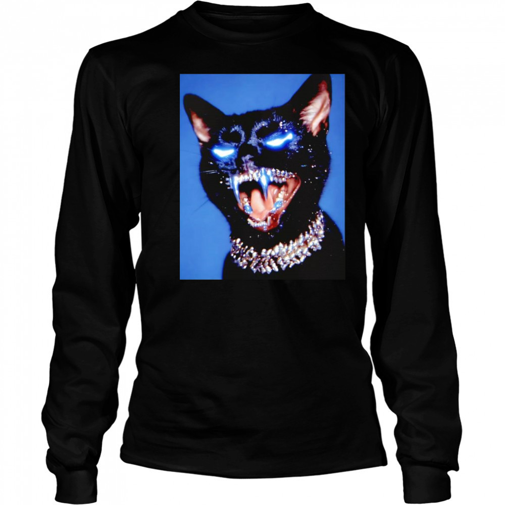 Stephan Vasement Blast Grillz cat shirt Long Sleeved