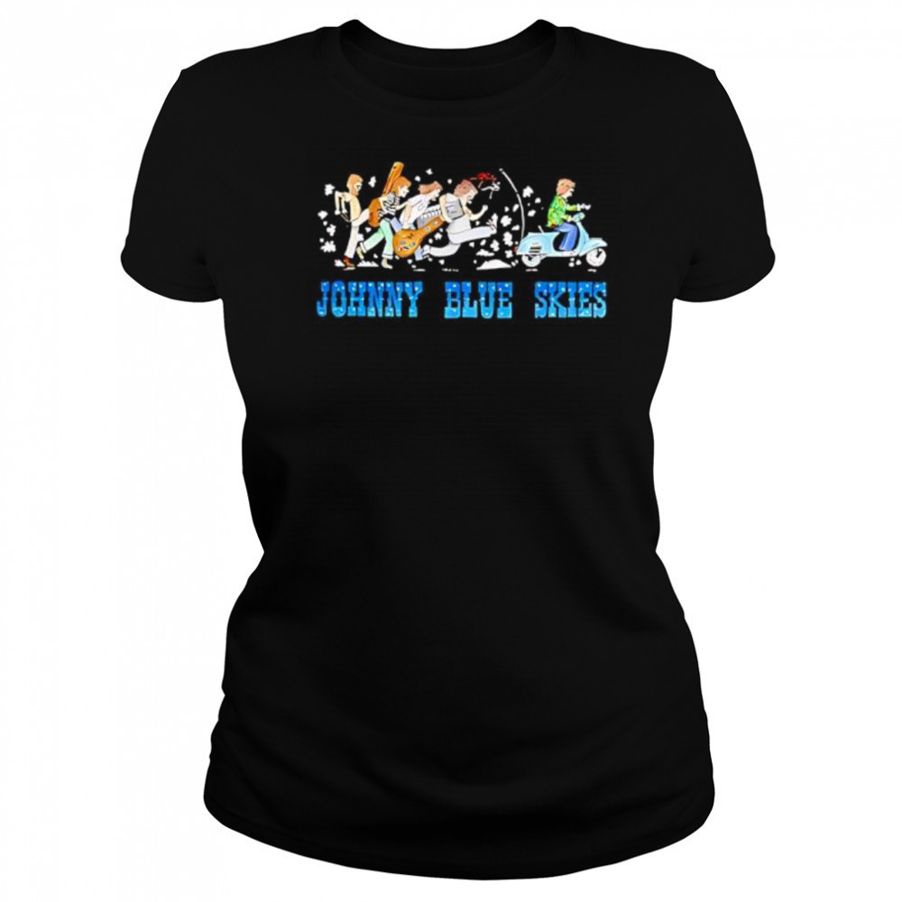 Sturgill Simpson Scooter Johnny Blue Skies shirt Women's T-shirt