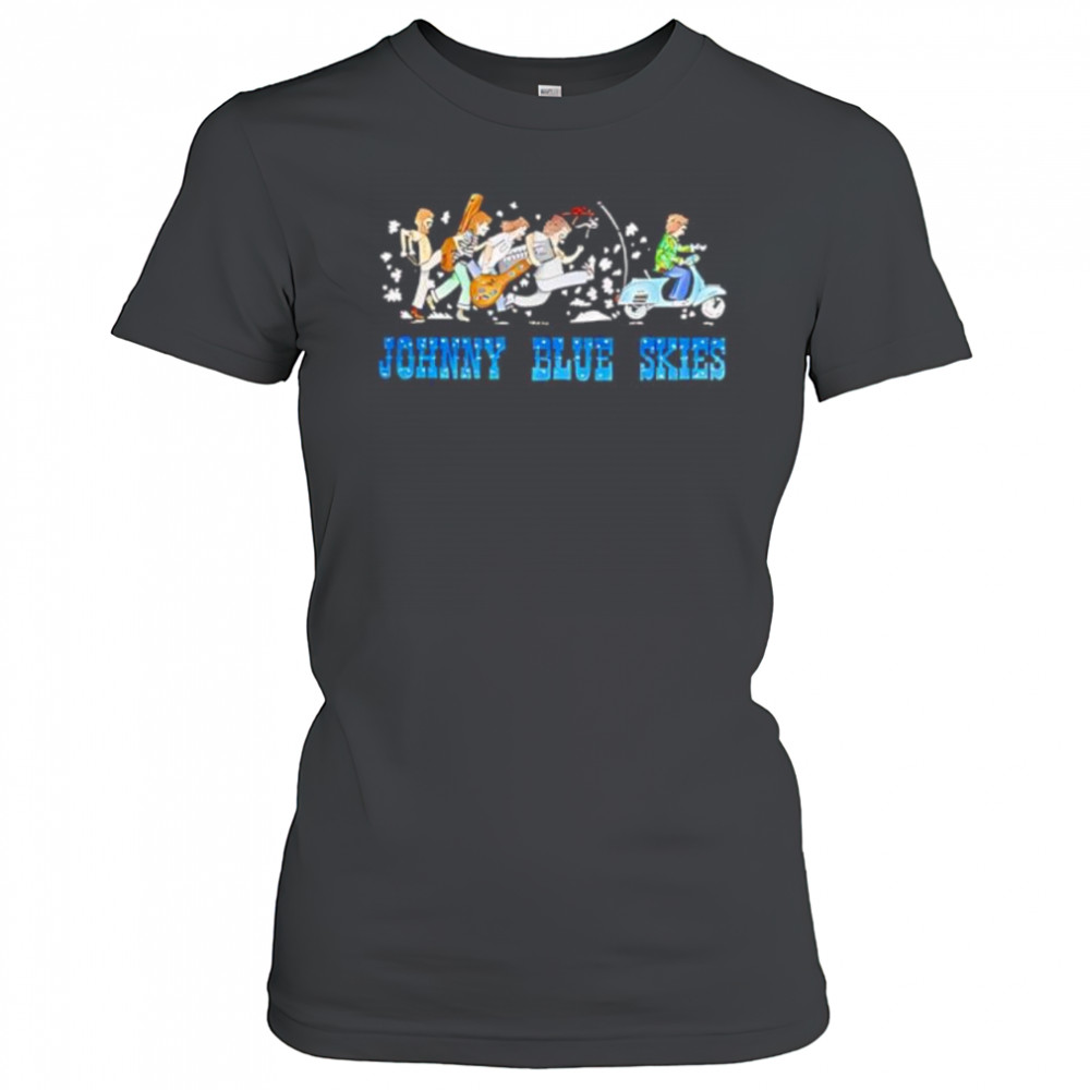 Sturgill Simpson Scooter Johnny Blue Skies shirt Women's T-shirt