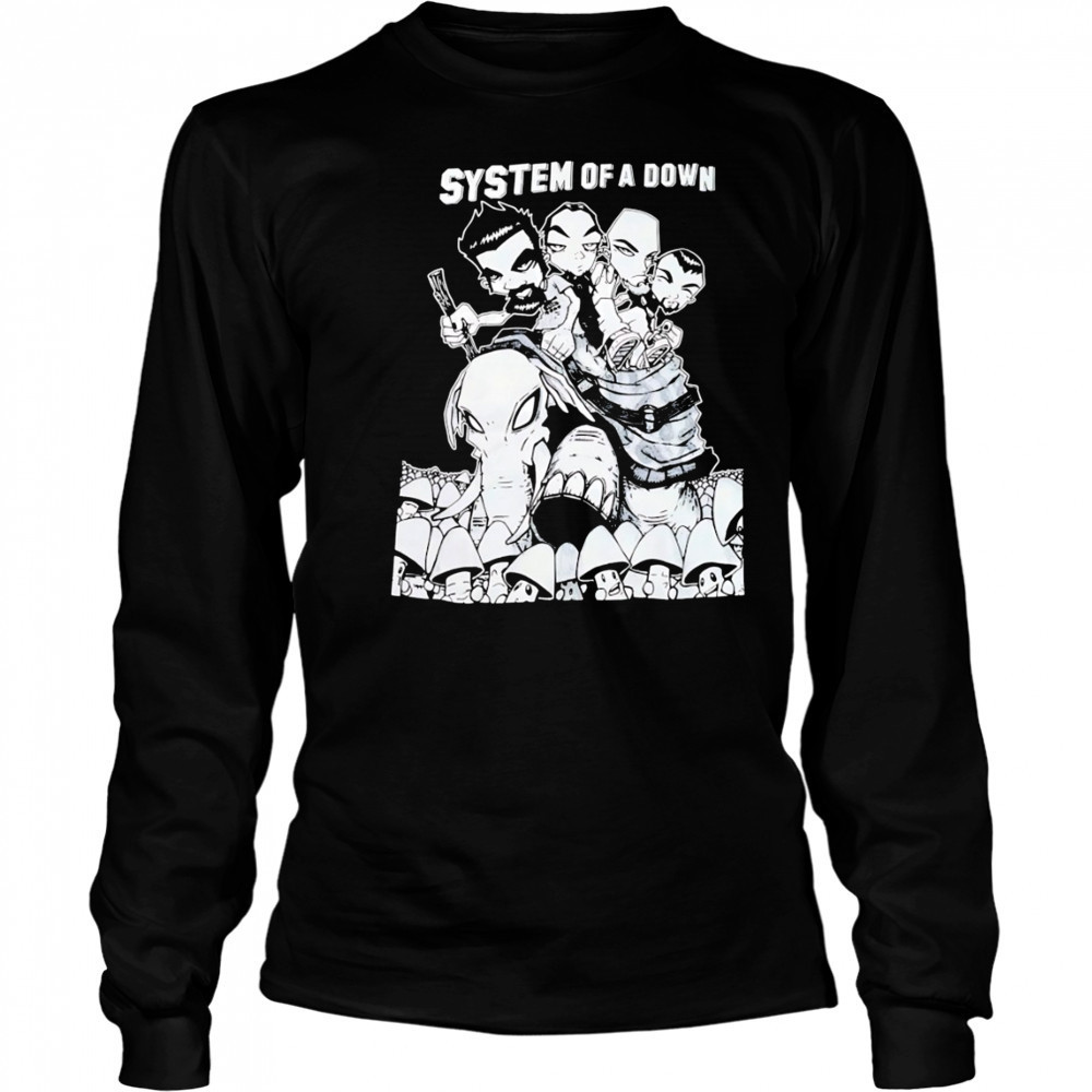 System of a Down chibi shirt Long Sleeved