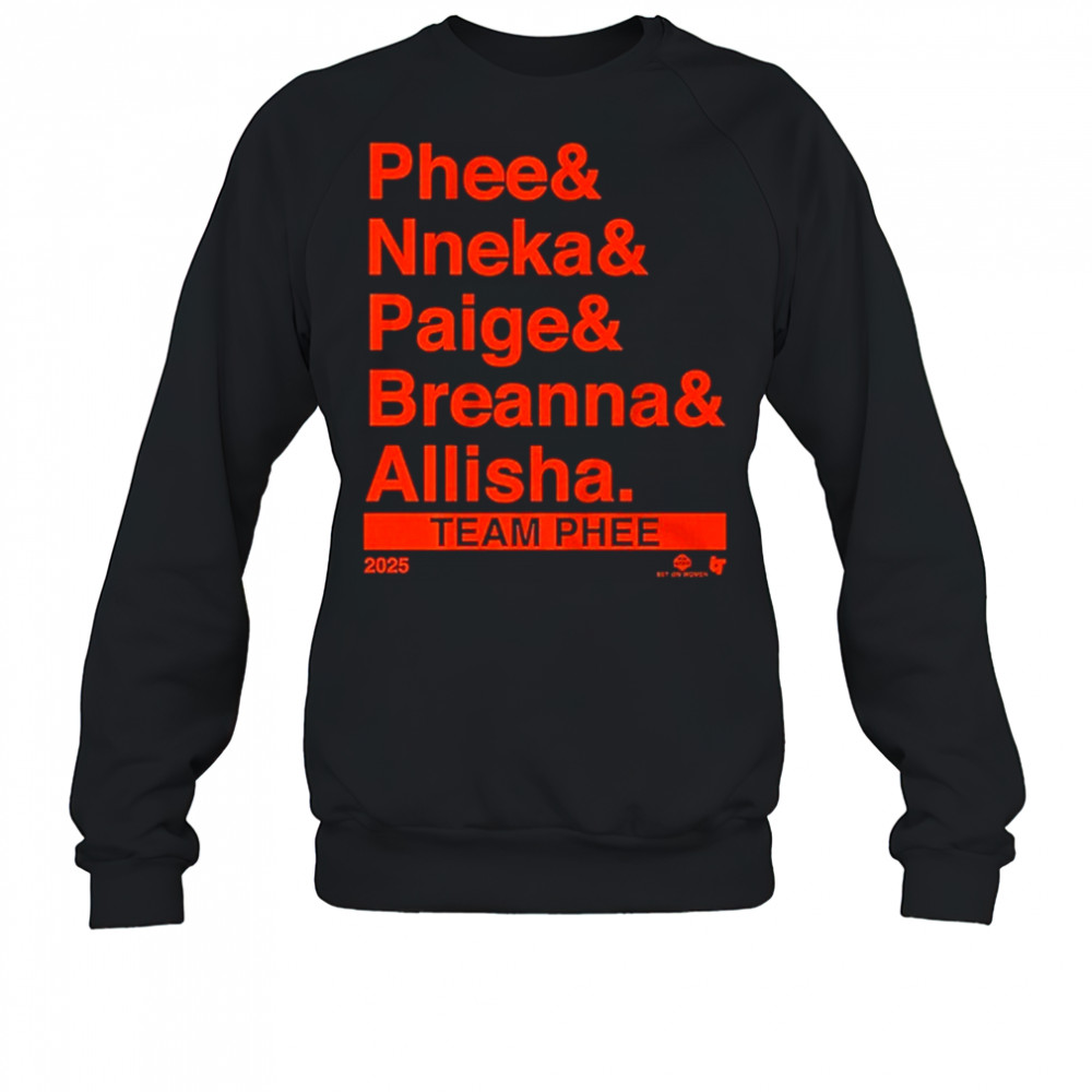 Team Phee Lineup Ampersand T-Shirt Sweatshirt
