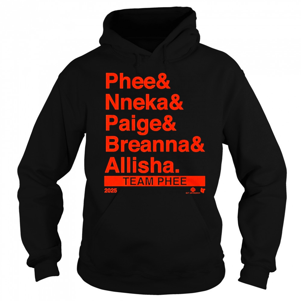 Team Phee Lineup Ampersand T-Shirt Sweatshirt