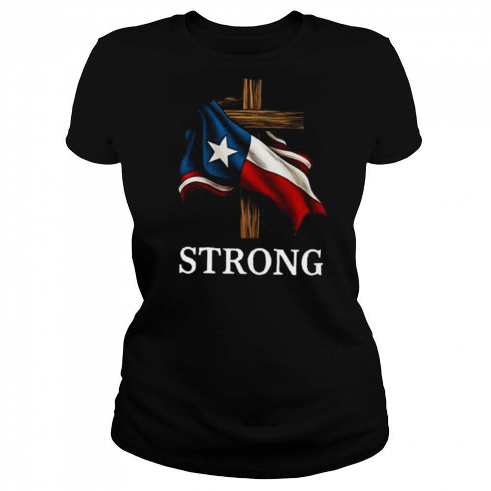 Texas strong faith cross shirt Women's T-shirt