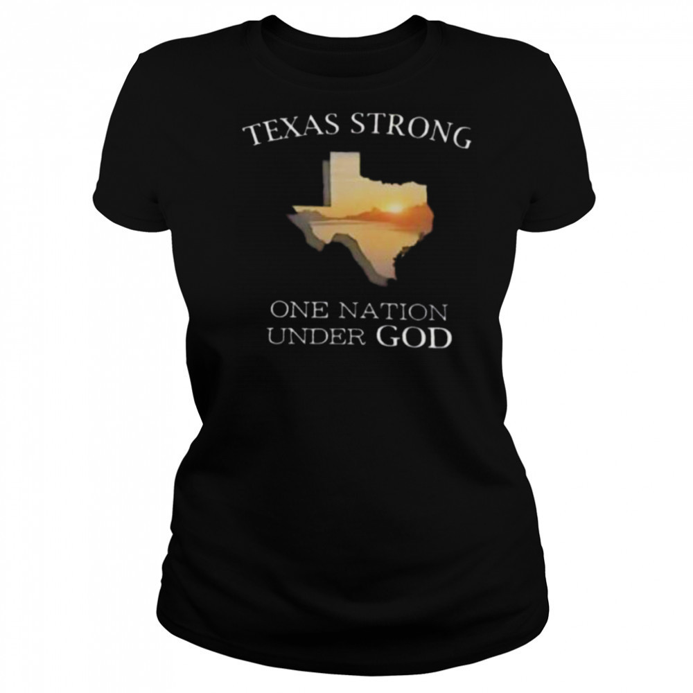 Texas strong one nation under god shirt Women's T-shirt