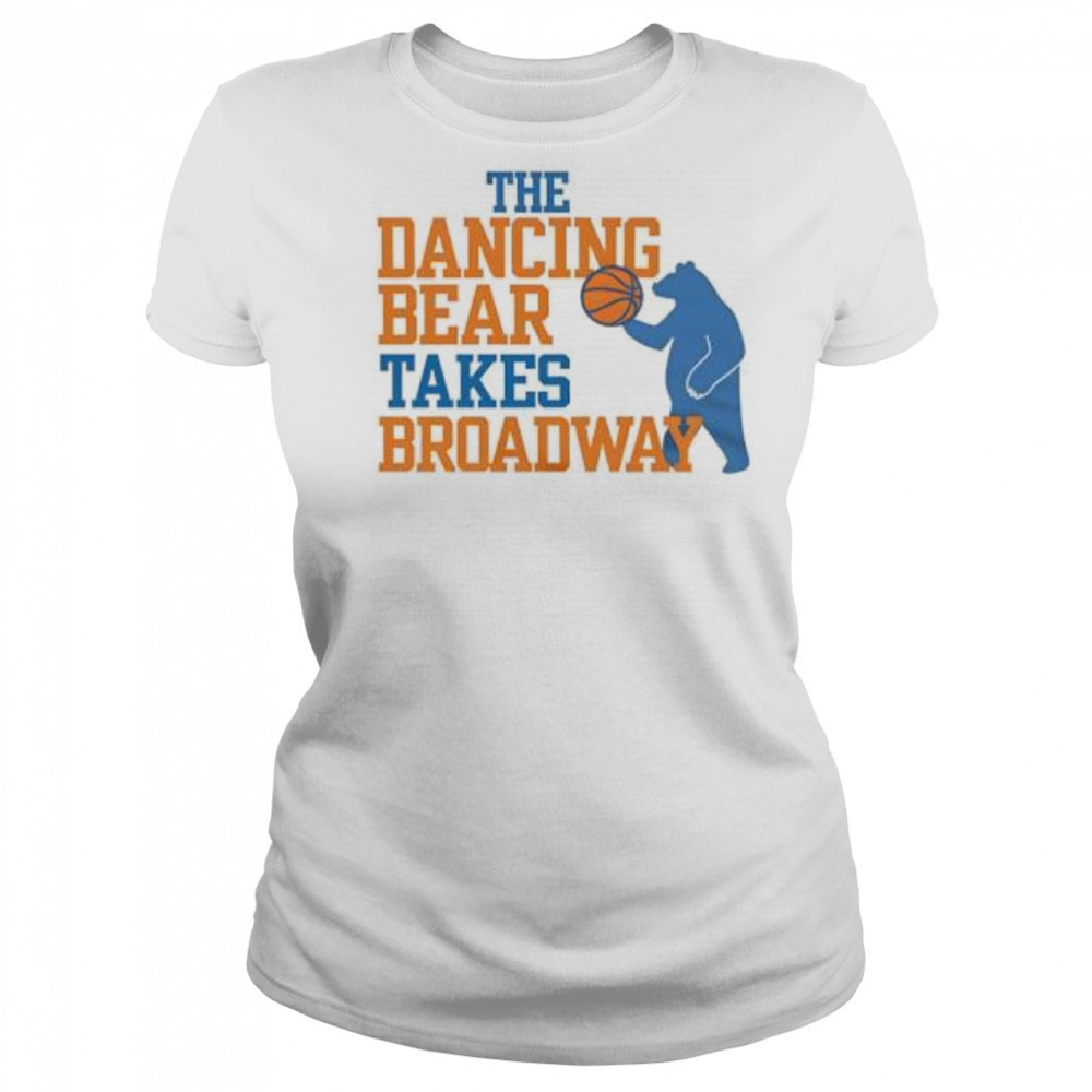 The Dancing Bear Takes Broadway Basketball shirt Women's T-shirt