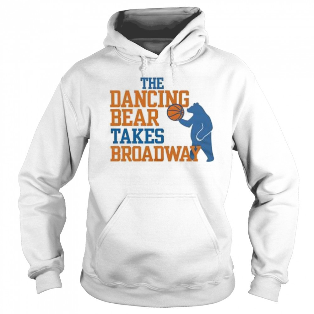 The Dancing Bear Takes Broadway Basketball shirt Sweatshirt