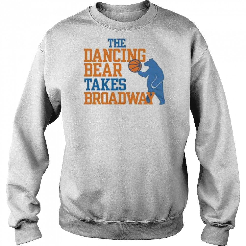 The Dancing Bear Takes Broadway Basketball shirt Hoodie