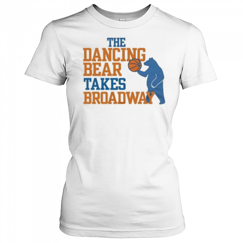 The Dancing Bear Takes Broadway Basketball shirt Women's T-shirt