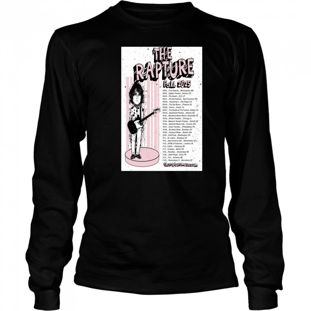 The Rapture Fall 2025 Poster T-Shirt Long Sleeved