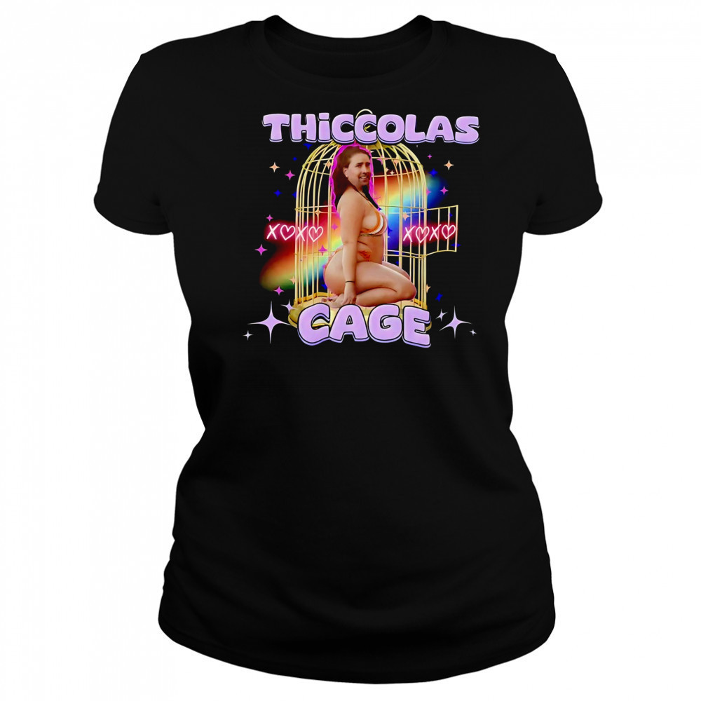 Thiccolas Cage bikini meme shirt Women's T-shirt