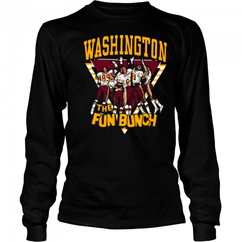 Washington Commanders Homage The Fun Bunch Tri Blend Shirt Long Sleeved