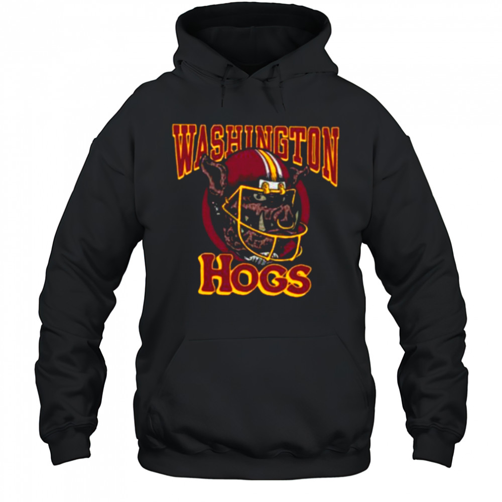 Washington Commanders Homage The Hogs Tri Blend Shirt Hoodie
