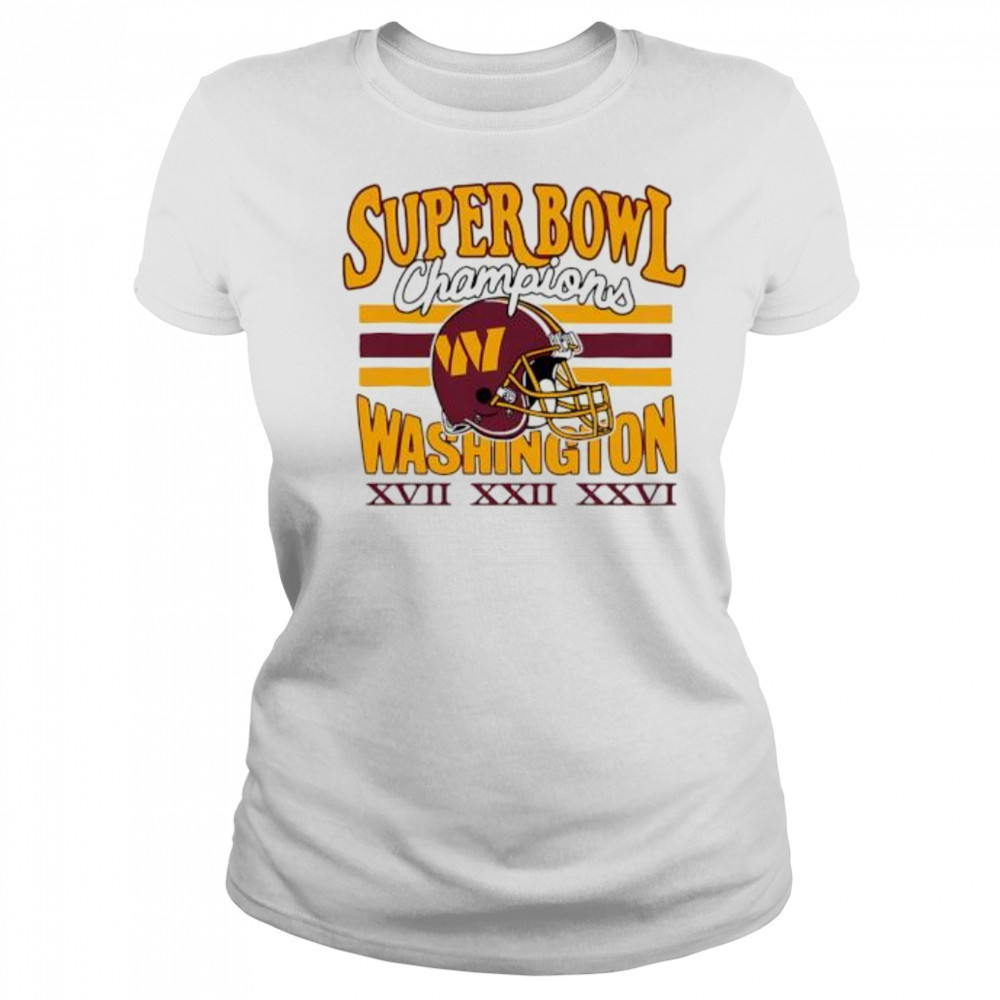 Washington Commanders Three-Time Super Bowl Champions shirt Women's T-shirt
