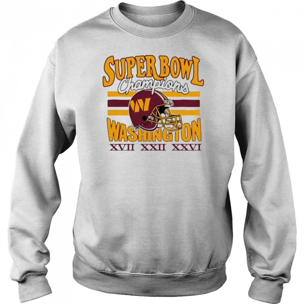 Washington Commanders Three-Time Super Bowl Champions shirt Hoodie