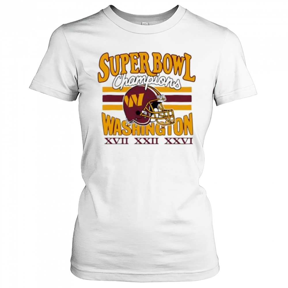 Washington Commanders Three-Time Super Bowl Champions shirt Women's T-shirt