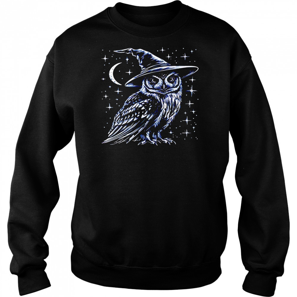 Wizard owl witchy cottagecore Halloween shirt Hoodie