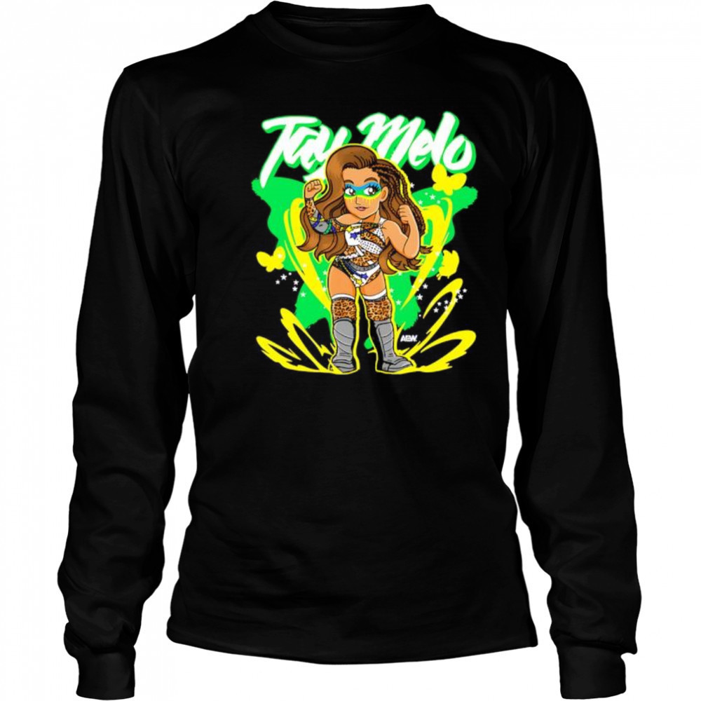 WWE Tay Melo fight cartoon shirt Long Sleeved