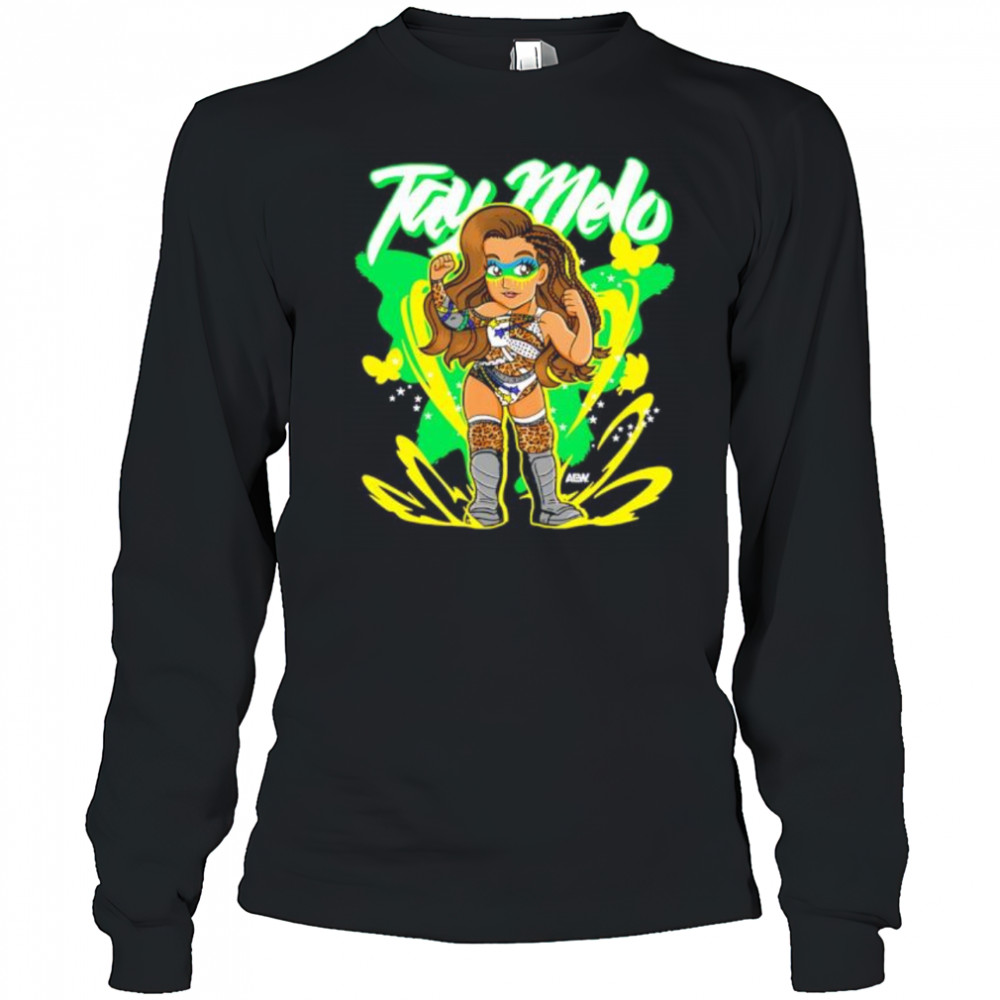 WWE Tay Melo fight cartoon shirt Long Sleeved