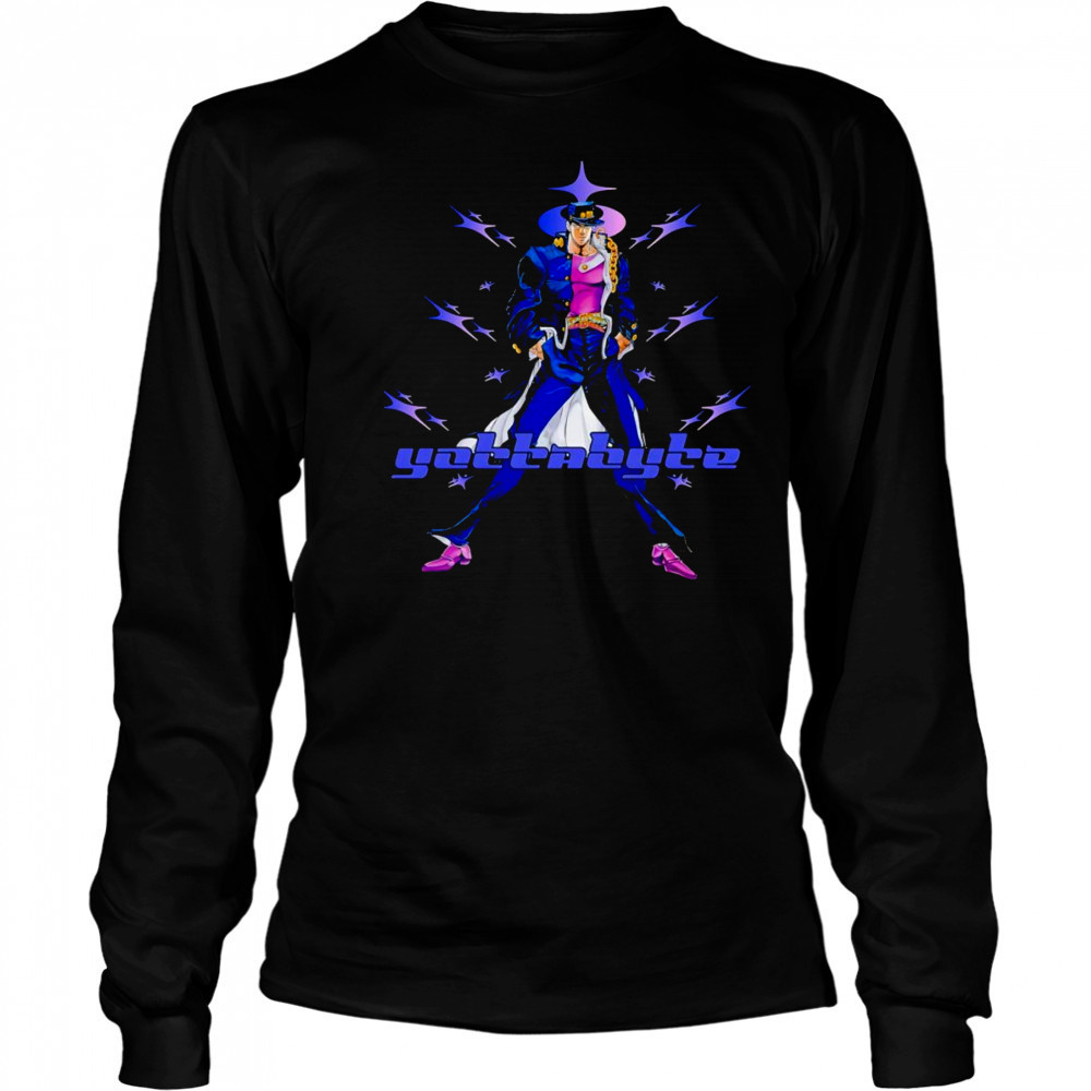 Yottabyte Jotaro Kujo shirt Long Sleeved