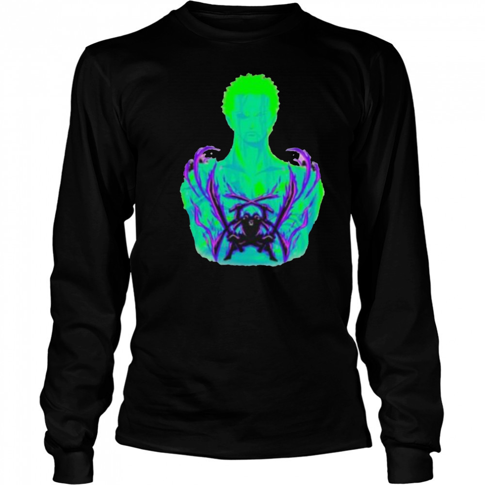 Zoro demon swords shirt Long Sleeved