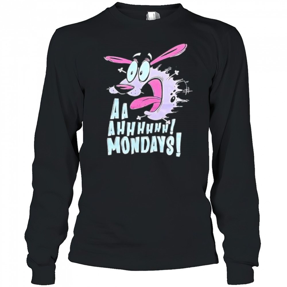 Ahhhh Mondays Cartoon shirt Long Sleeved