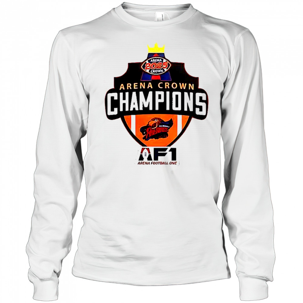 Albany Empire 2025 Arenabowl Champions F1 T-Shirt Long Sleeved