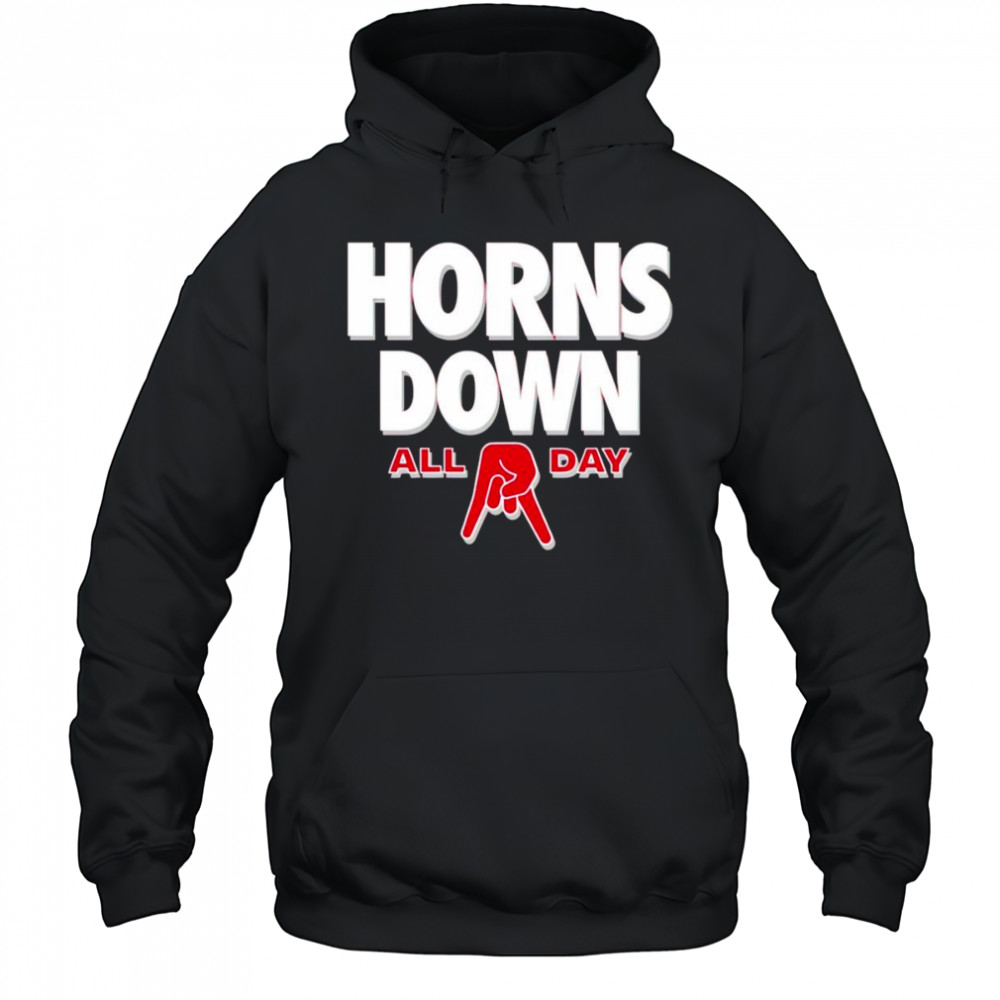 All day horns down Ohio State shirt Hoodie