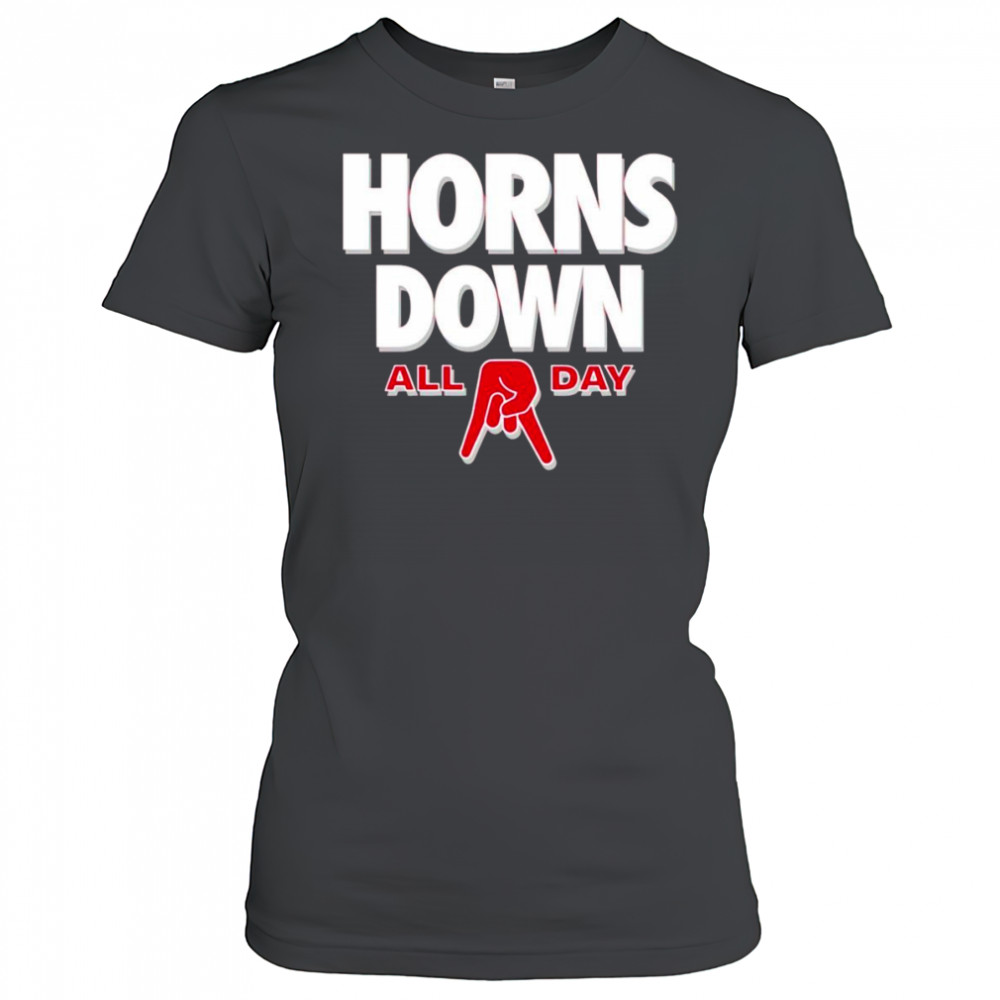 All day horns down Ohio State shirt Women's T-shirt