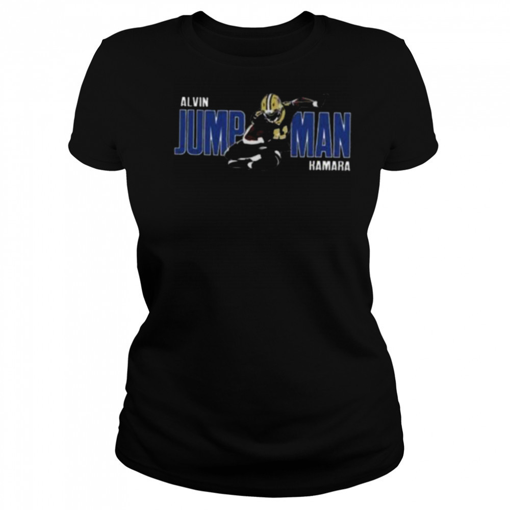 Alvin Kamara Jump Man 41 New Orleans Saints Shirt Women's T-shirt