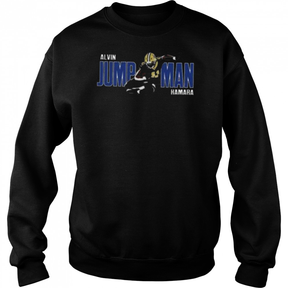 Alvin Kamara Jump Man 41 New Orleans Saints Shirt Hoodie