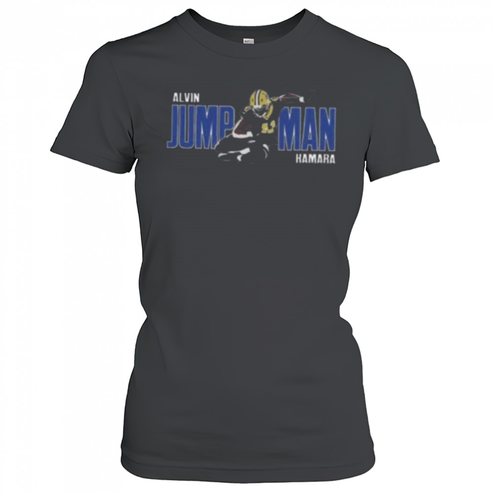 Alvin Kamara Jump Man 41 New Orleans Saints Shirt Women's T-shirt