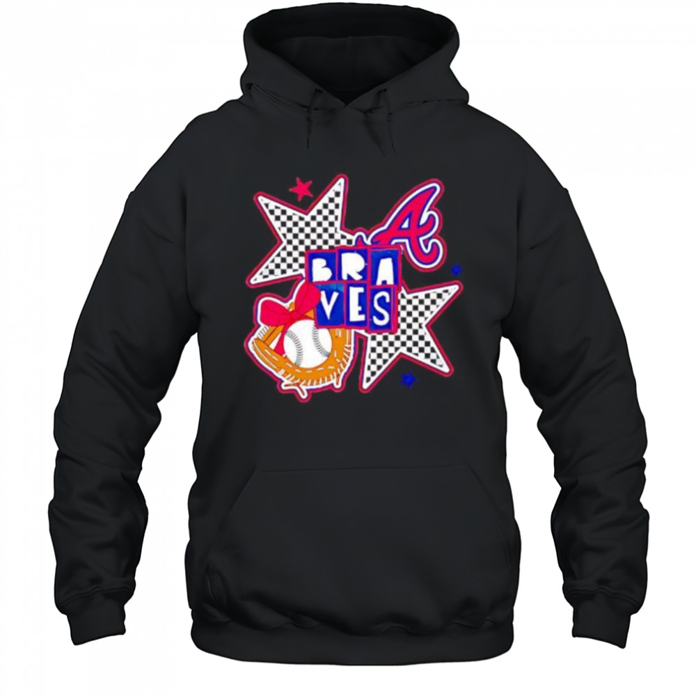 Atlanta Braves Checkered Stars shirt Hoodie