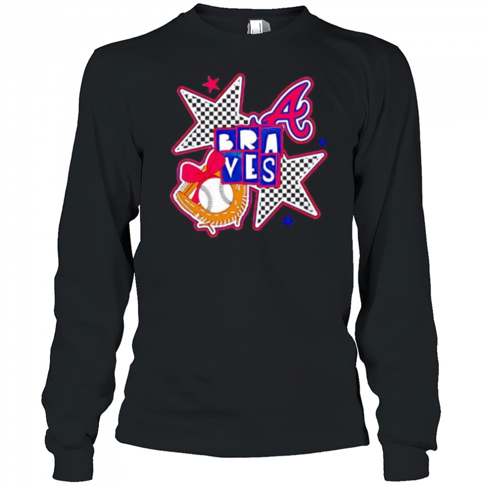 Atlanta Braves Checkered Stars shirt Long Sleeved
