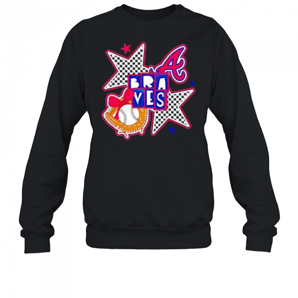 Atlanta Braves Checkered Stars shirt Sweatshirt