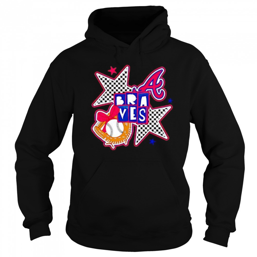 Atlanta Braves Checkered Stars shirt Sweatshirt