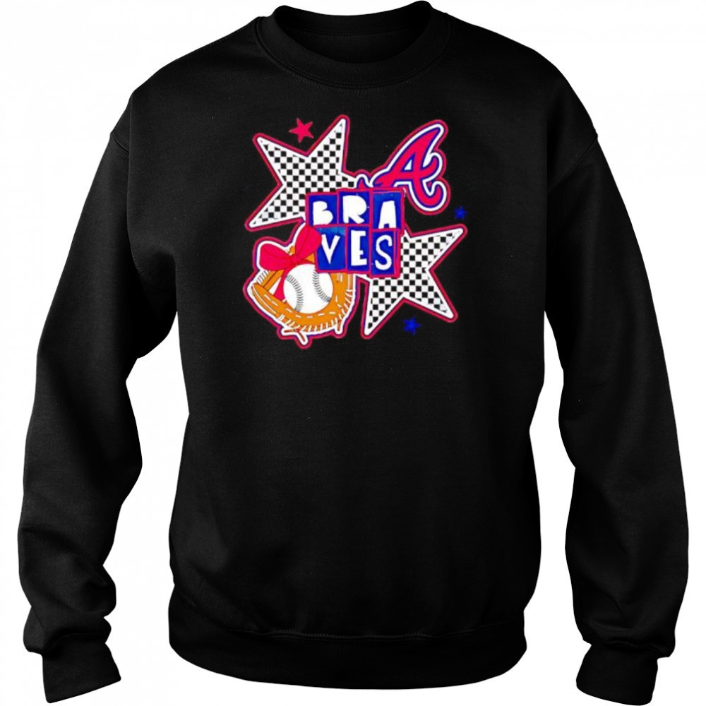 Atlanta Braves Checkered Stars shirt Hoodie