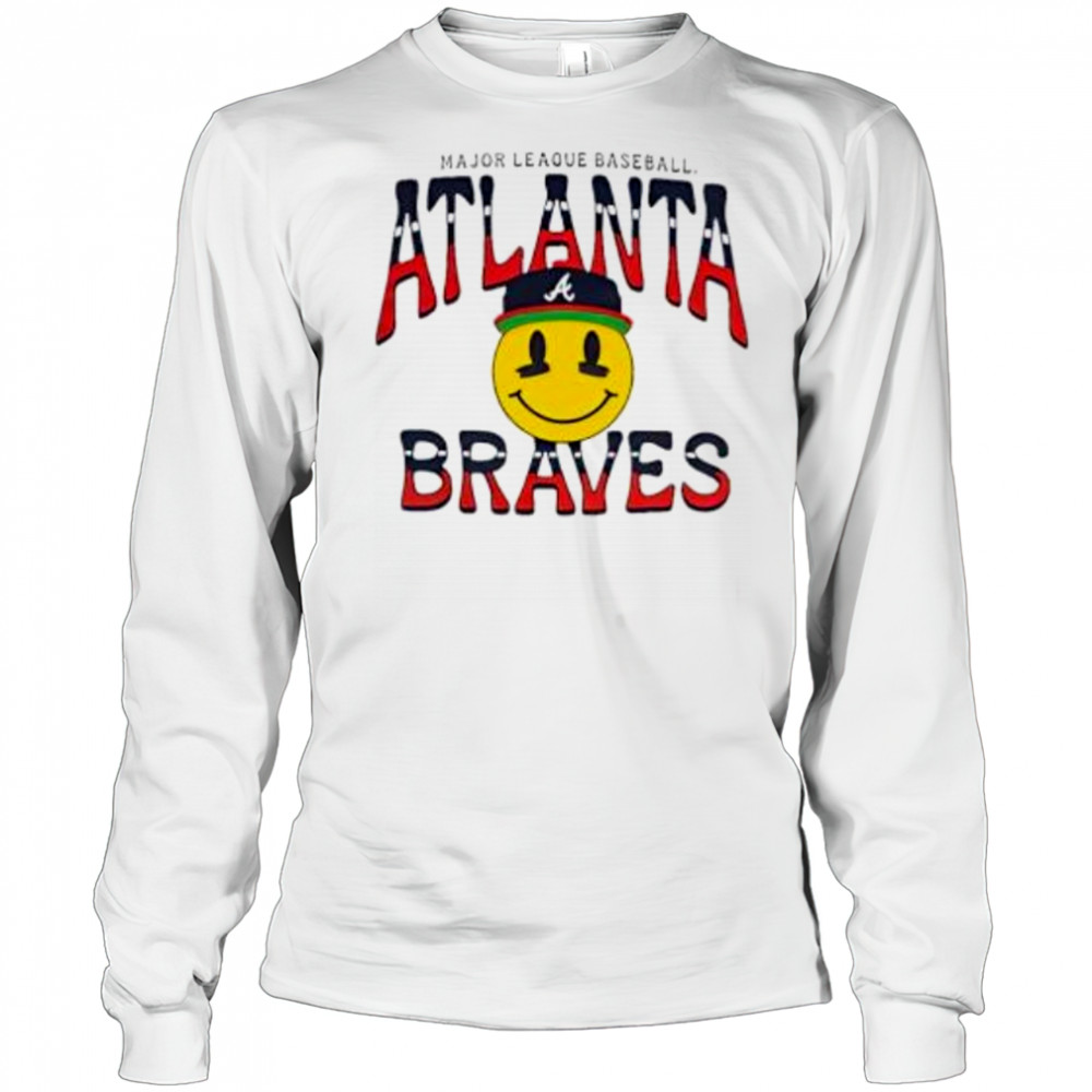 Atlanta Braves smle art shirt Long Sleeved