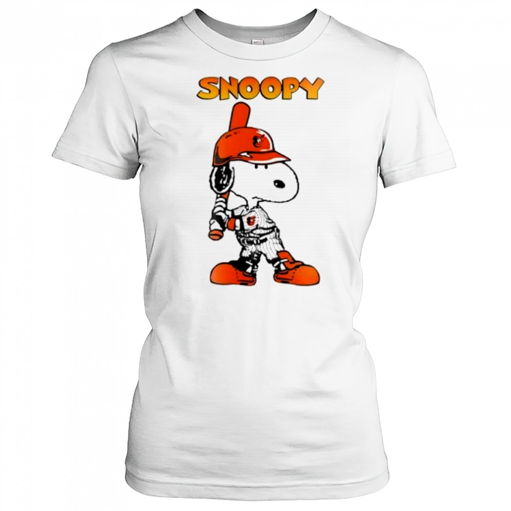 Baltimore Orioles Snoopy player shirt Women's T-shirt