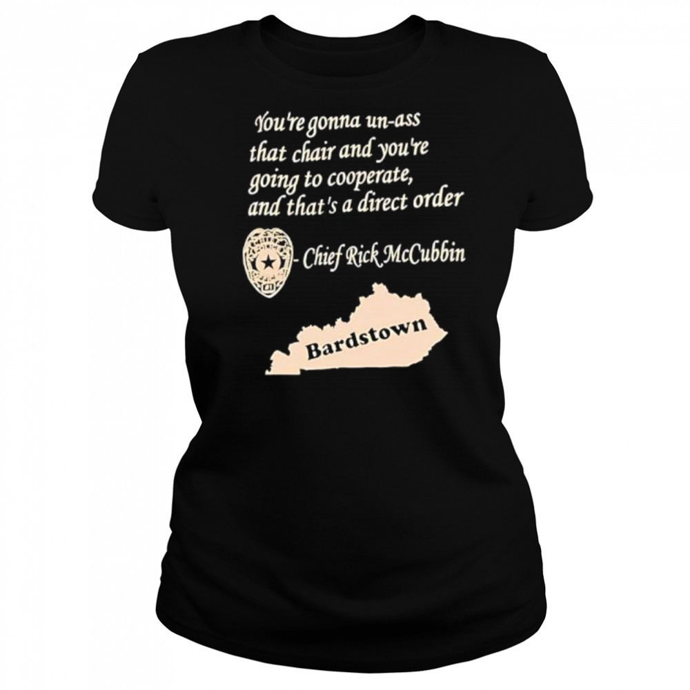 Bardstown chief rick mccubbin shirt Women's T-shirt