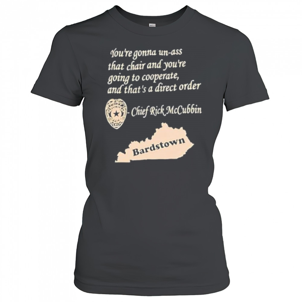 Bardstown chief rick mccubbin shirt Women's T-shirt