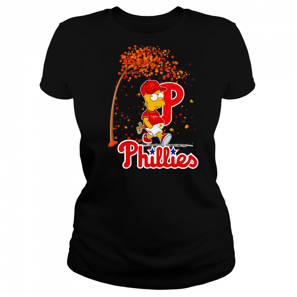 Bart Philadelphia Phillies Autumn shirt Women's T-shirt