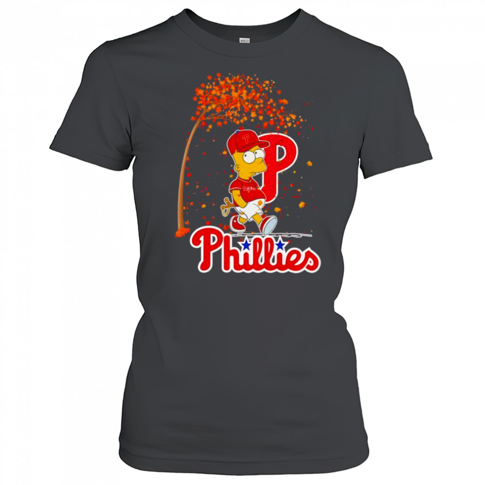 Bart Philadelphia Phillies Autumn shirt Women's T-shirt