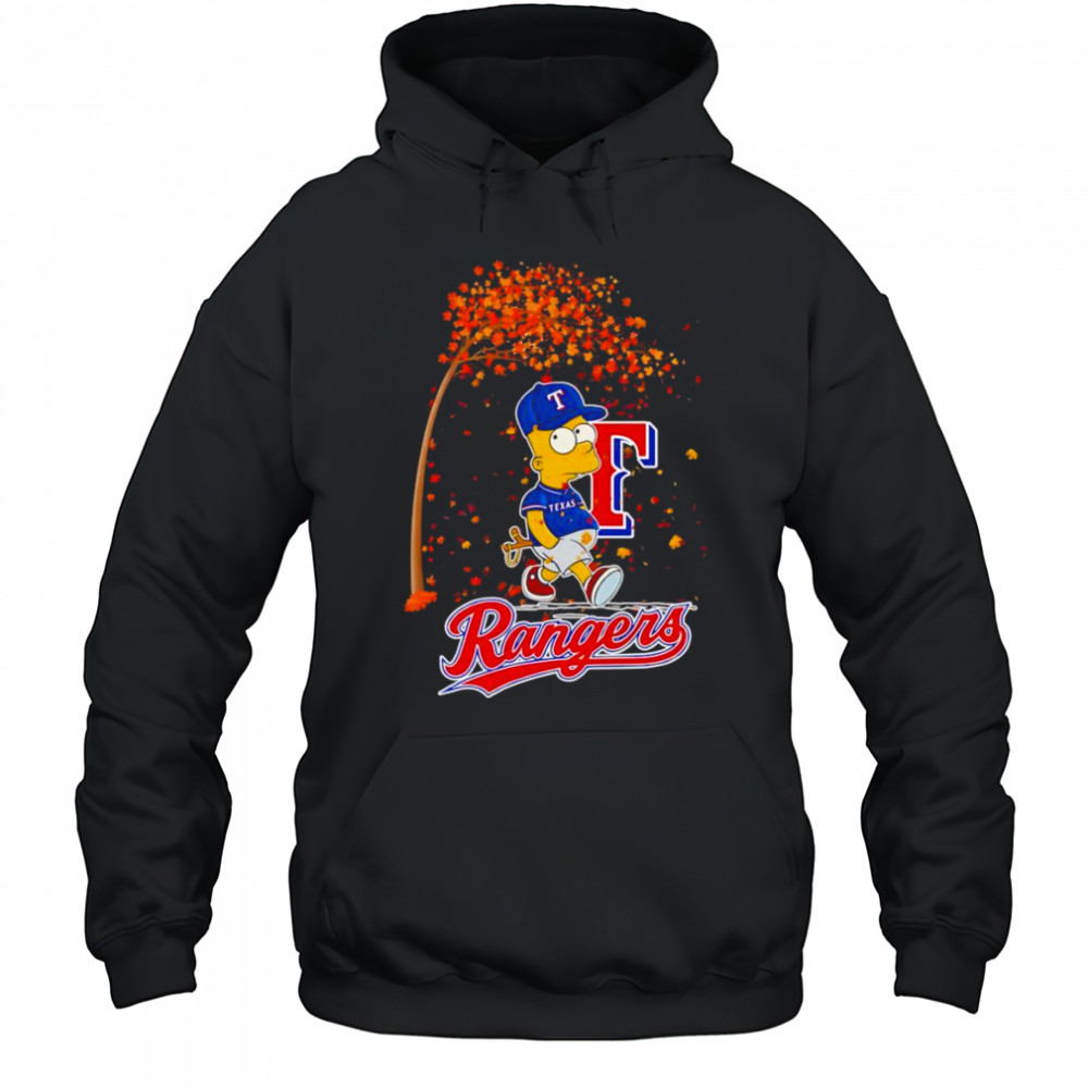 Bart Texas Rangers Autumn shirt Hoodie