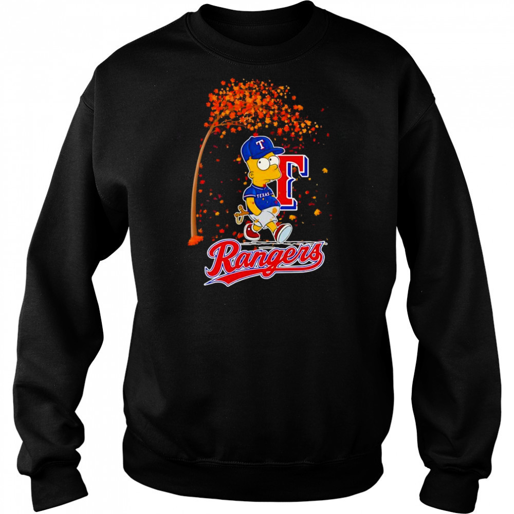 Bart Texas Rangers Autumn shirt Hoodie