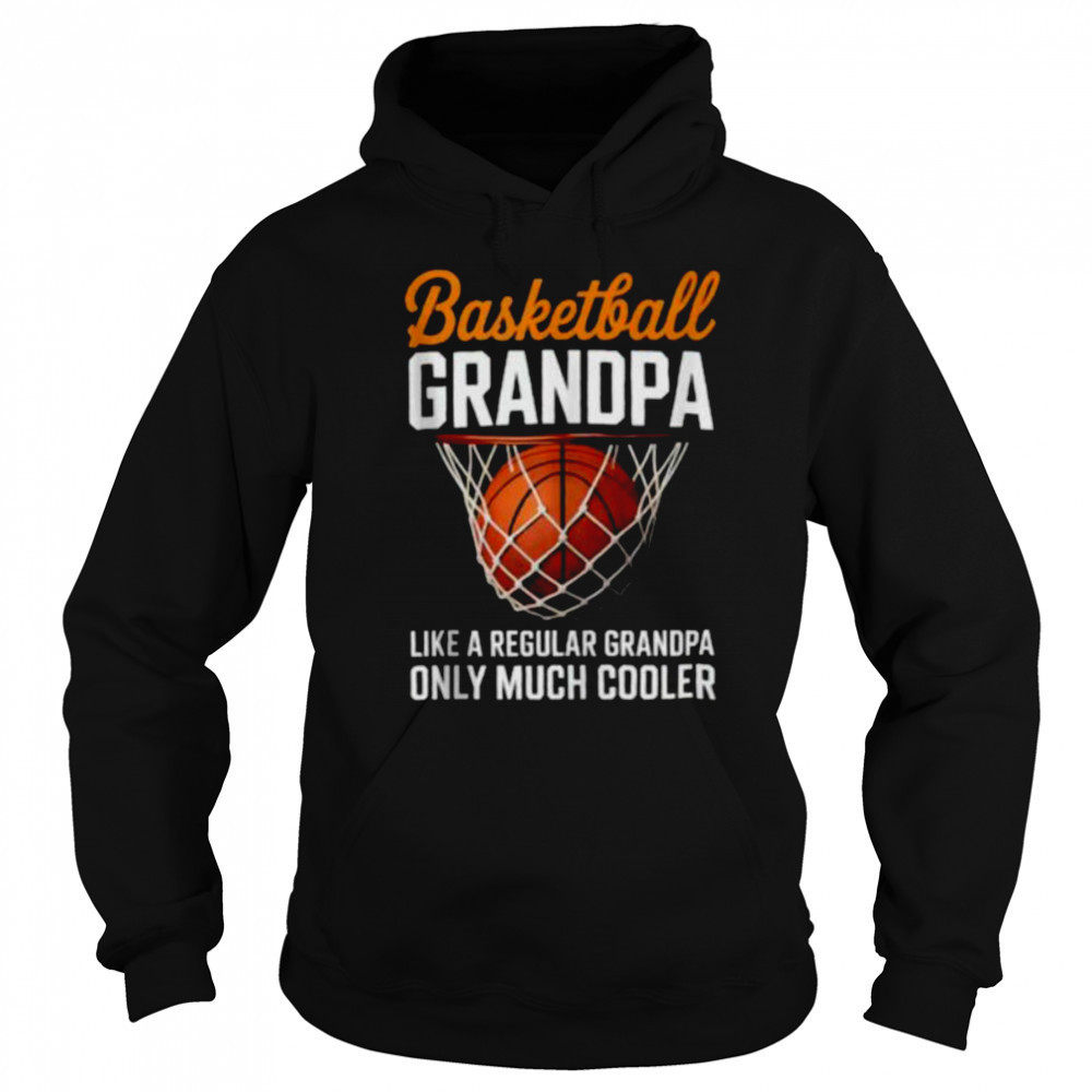 Basketball Grandpa Cool Guy Hoops Baller Court Sport Dad Shirt Sweatshirt
