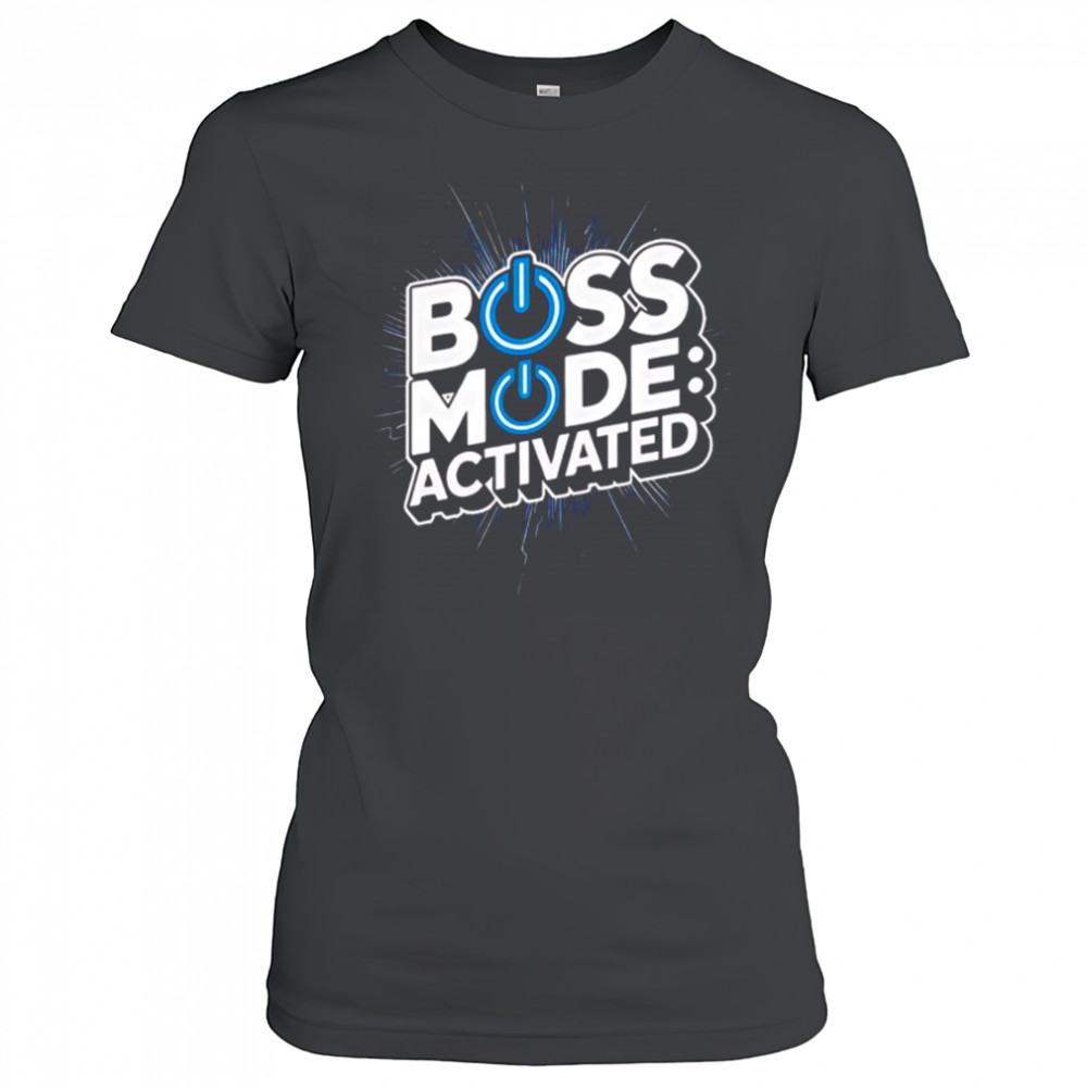 Boss mode activated design national boss day shirt Women's T-shirt