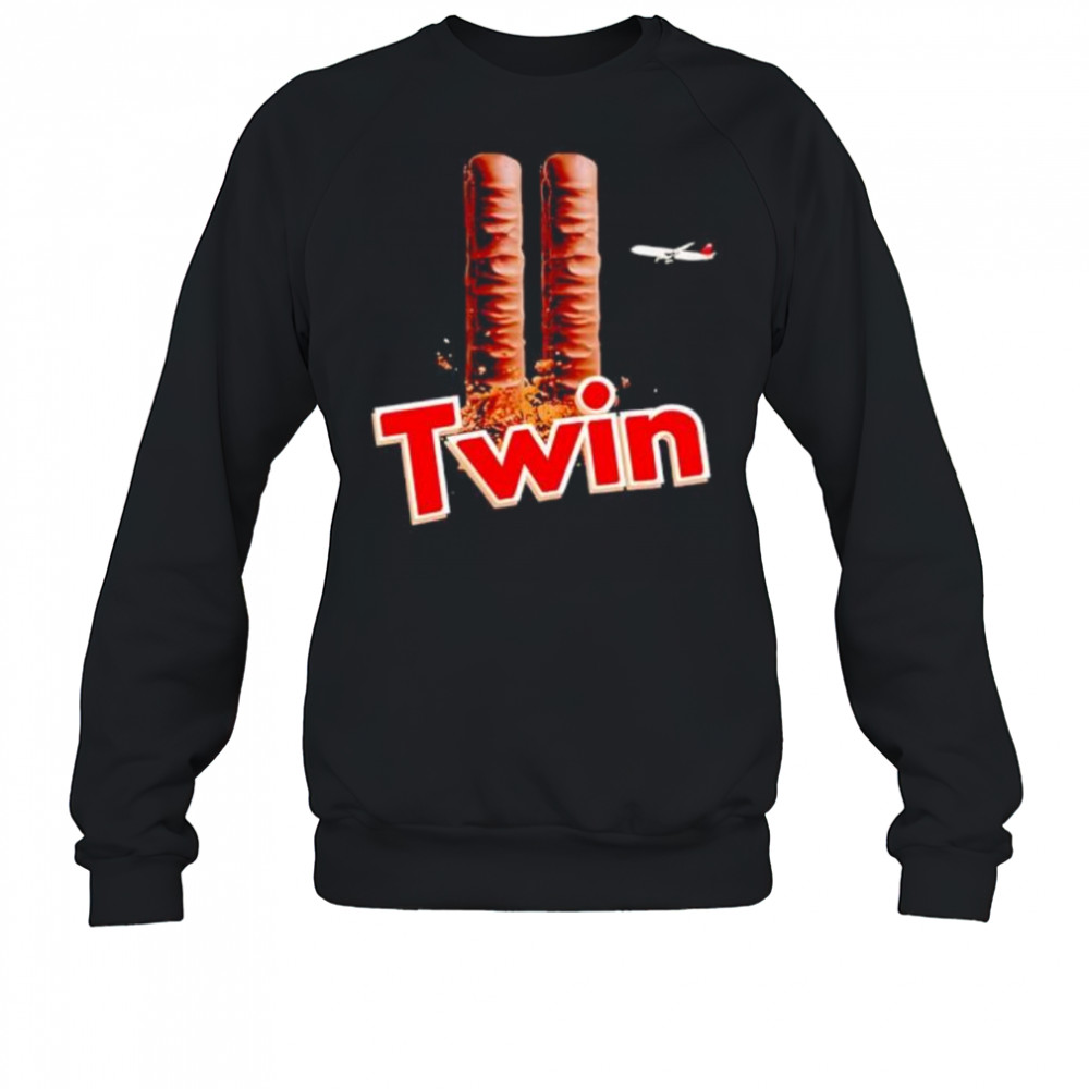 Bruhtees twin twin 9 11 planet shirt Sweatshirt