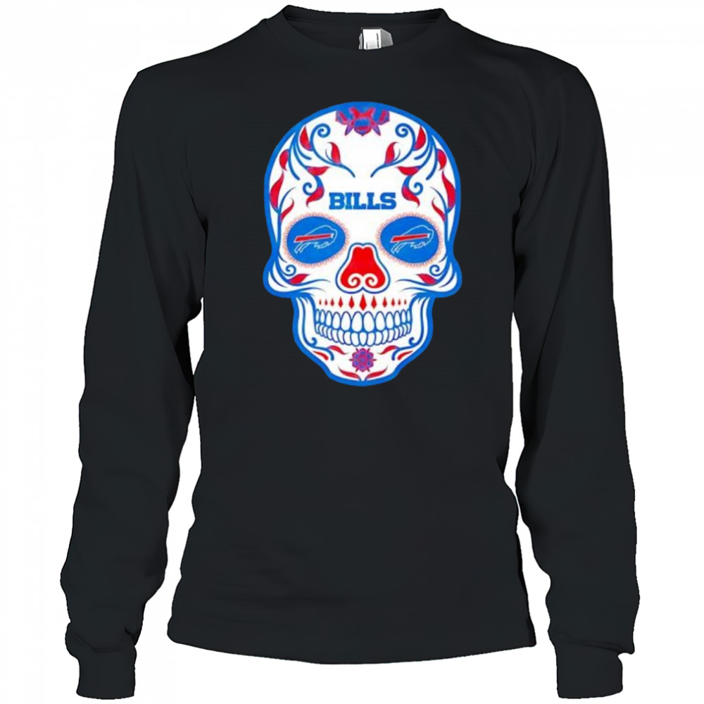 Buffalo Bills Skull Men’s shirt Long Sleeved